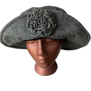 Arlin gray wool hat